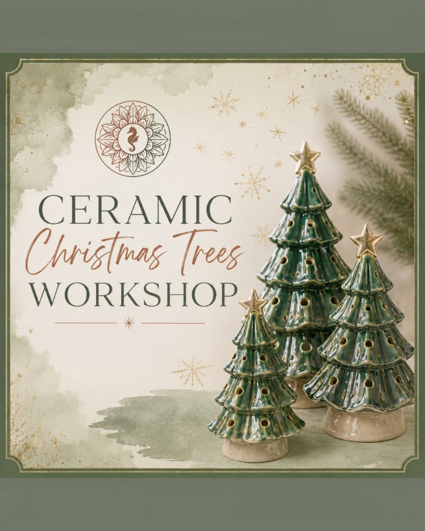 Ceramic Christmas Tree Workshop - Sunday 15th November