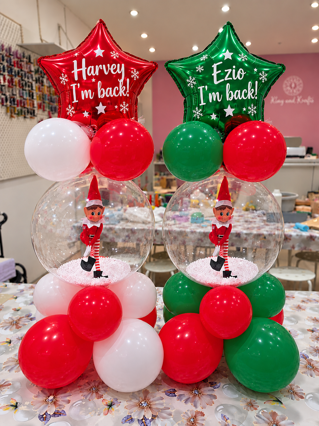 🎄 Personalised Christmas Elf Return Balloon 🎈