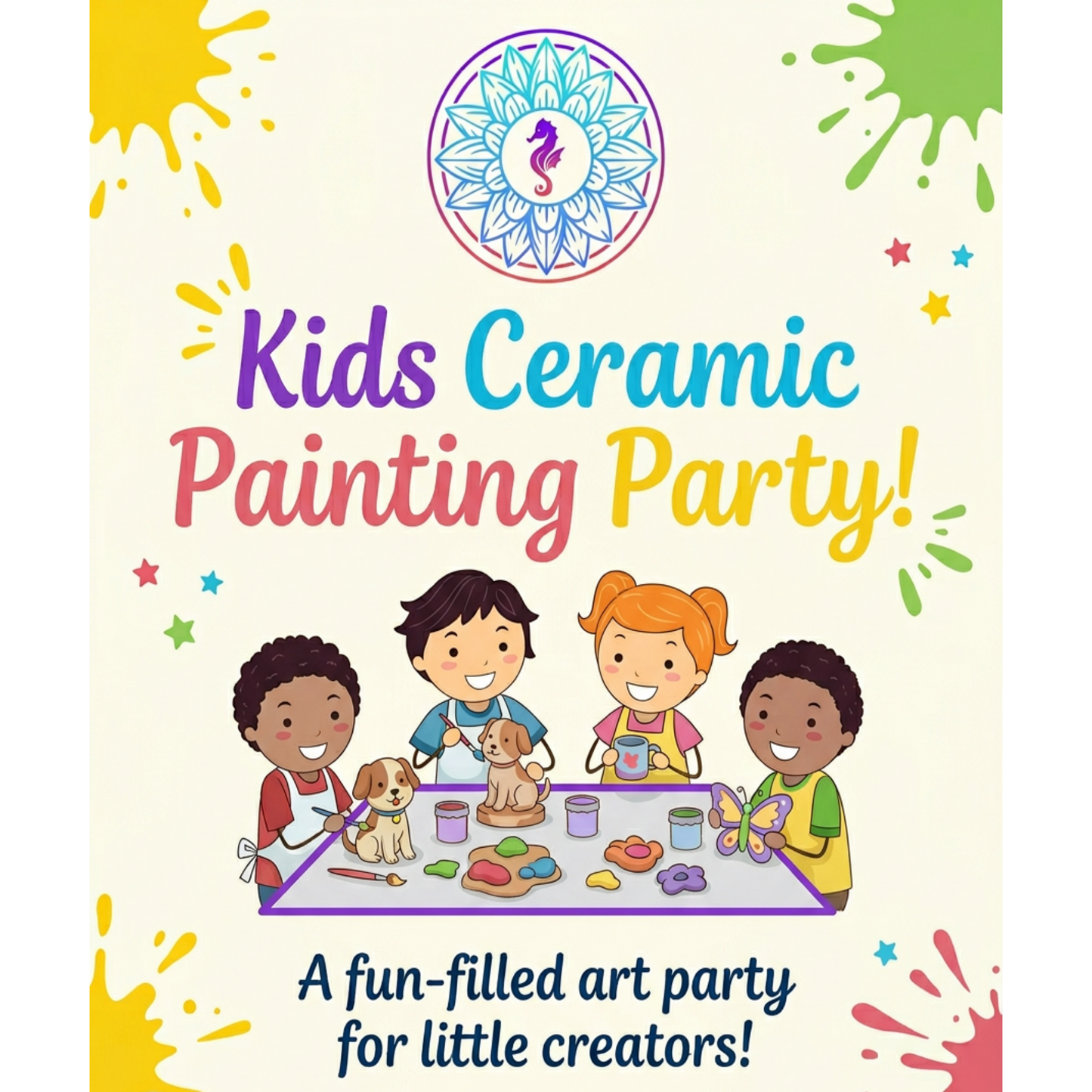 Kids Ceramic Painting Party