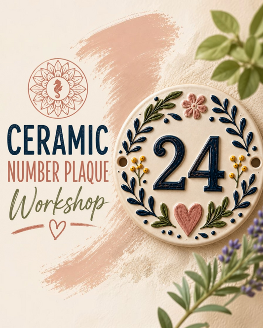 Ceramic Number Plaque - Sunday 2nd August